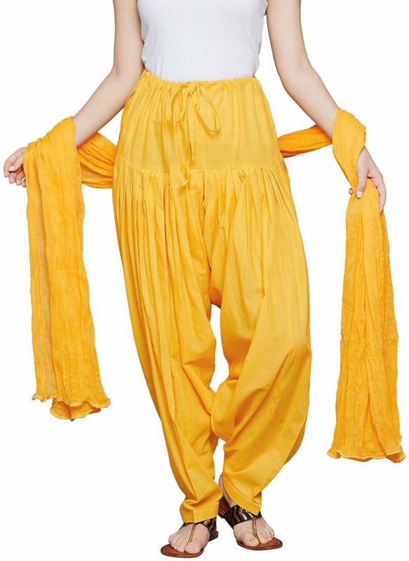 rizanas apperals Cotton Solid Salwar and Dupatta Material(Unstitched)