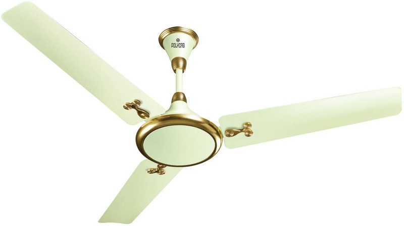 polycab India Glory 1200mm Ceiling Fan (Pearl Ivory) 1200 mm 3 Blade Ceiling Fan(PEARL IVORY, Pack of 1)