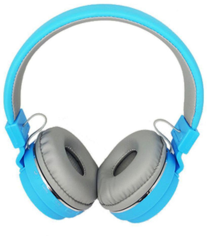 canvalls Wireless Light Weight Transition Sh12 Bluetooth Headphone Bluetooth, Wired Headset with Mic(Blue, On the Ear)