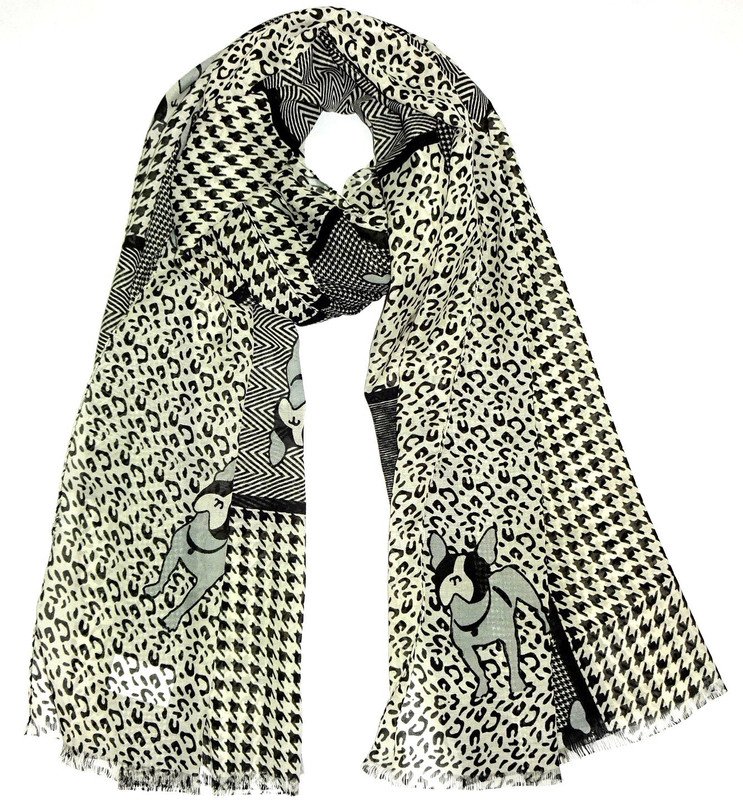 fashionmahal Animal Print Polycotton Men & Women Scarf, Fancy Scarf