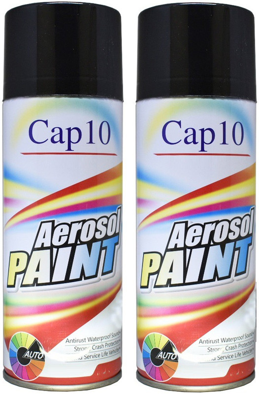 Generox Cap10 Multipurpose Aerosol Spray Paint Gloss Black Set Of 2 Gloss Black Spray Paint 400 Ml Pack Of 2 Buy Online In Bahamas At Bahamas Desertcart Com Productid 146259682