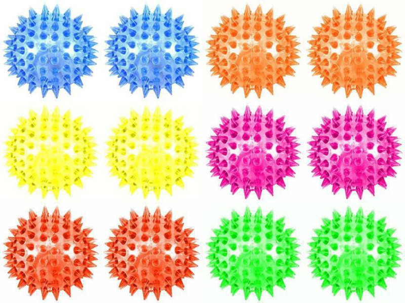 dg sport Spike ball Led Disco Dance Dancing  - 5 cm(Multicolor)