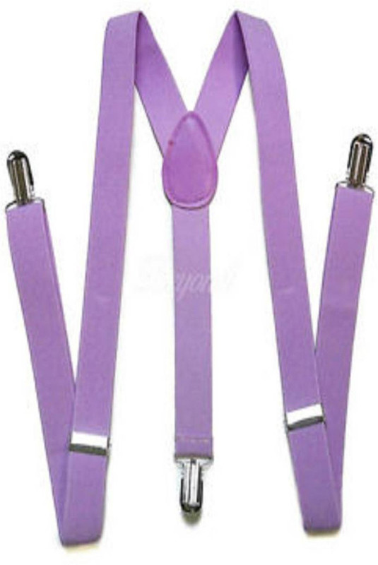 voovy Y- Back Suspenders for Men, Women(Purple)