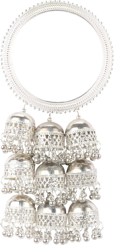 Buy zilleria Alloy Metal Silver Coated Kalire Pack of 2 Online at desertcartINDIA