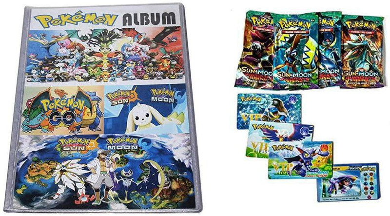 CrazyBuy Pokemon 192-Pocket Trading Card Album with 2 VIP Cards(Multicolor)