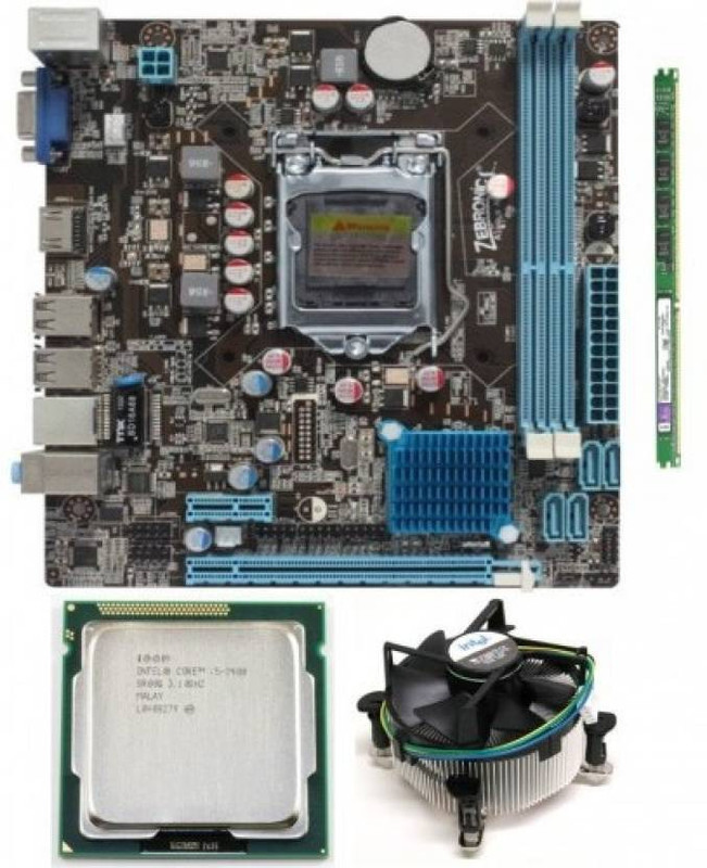 Zebronics Zeb-H61 Combo Motherboard(Brown)