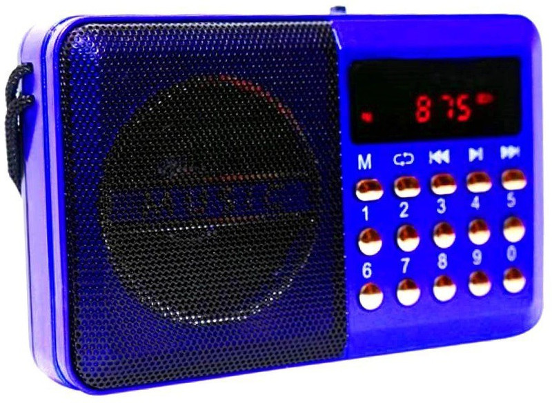 CRETO OD-SM305 Portable Fm Radio/Mp3 Player FM Radio(Blue)