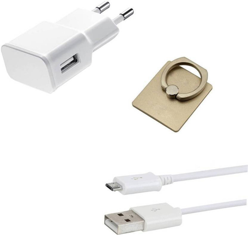techapso Wall Charger Accessory Combo for Samsung Galaxy On8, Z2, On7, On Nxt, J7, On7 Pro, S7 Edge, J7 Prime, J5 Prime J2 2016, J7 2016, A9 Pro, On5 Pro, A8, J3 Pro, J2 Pro, Grand 2, Z3, A5 2016, A7 (2016), J3 2016, On5, J5, Note 4, On Nxt, J2 Ace, Z2, J1 Ace, A3 2016, S5, Note 3, Z1, J1 2016, Note