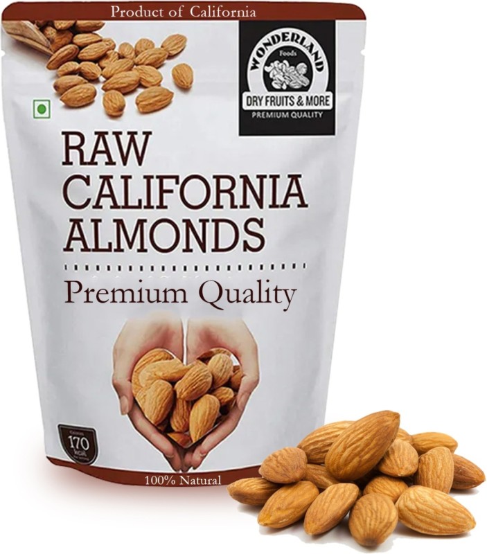 WONDERLAND Foods Premium California Raw Almonds