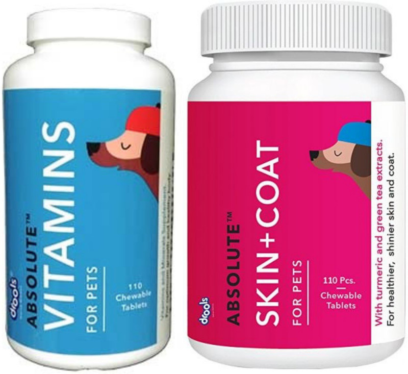 Drools Supp-Combo-Vit-Skin-Coat Pet Health Supplements(200 g)
