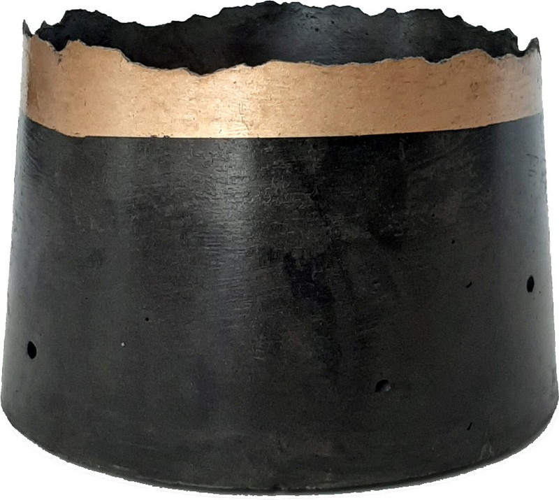 gwoss CL119 Plant Container(Cement, External Height - 15.5 cm)