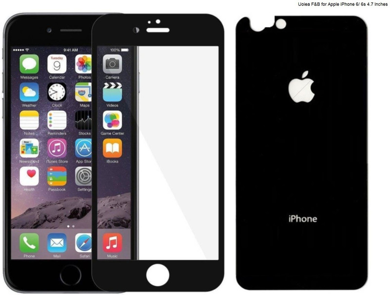 uoiea Front and Back Tempered Glass for Apple iPhone 6s(Pack of 1)
