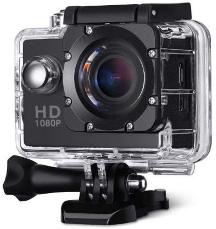 Buy Genuine HD 1080P Ultra HD Extreme Sports Action-Camera with 170 Degree Angle Sports and Action Camera(Black, 12 MP)