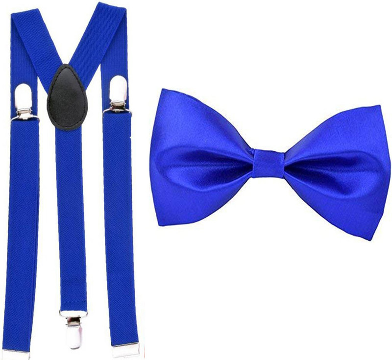 voovy Y- Back Suspenders for Men, Women(Blue)