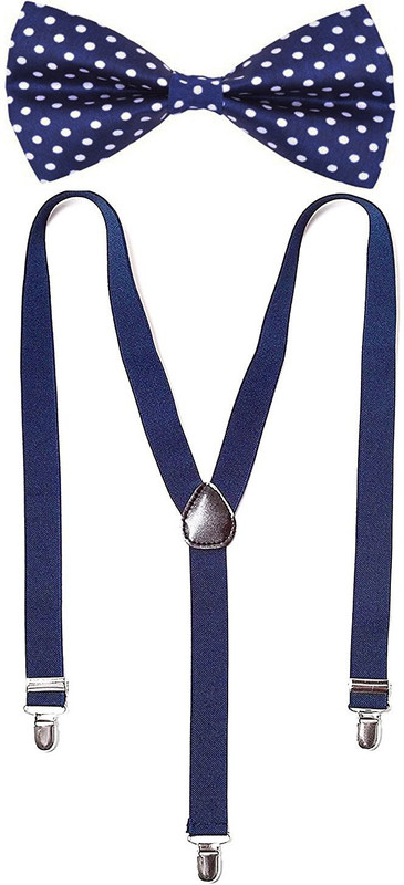 voovy Y- Back Suspenders for Men, Women(Blue)
