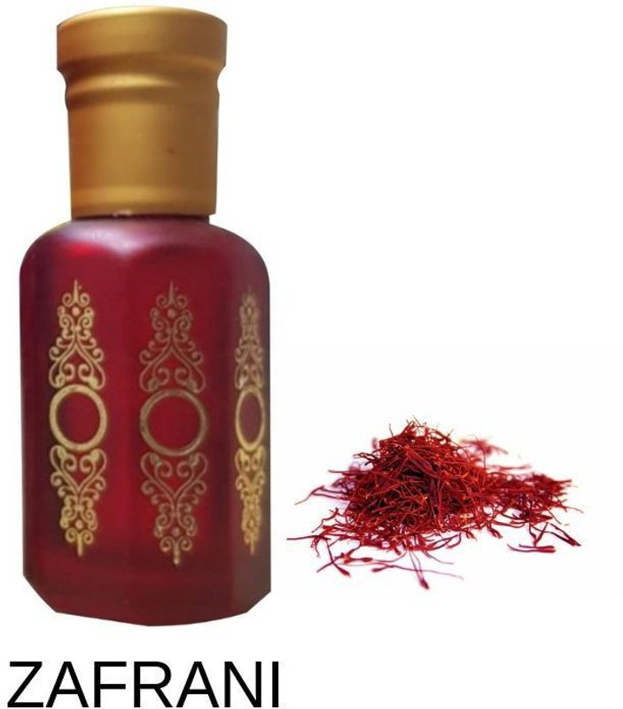 AMIR AND SONS UNISEX NATURAL ALCOHOL FREE LONG LASTING IN VELVET BOX Floral Attar(Saffron)