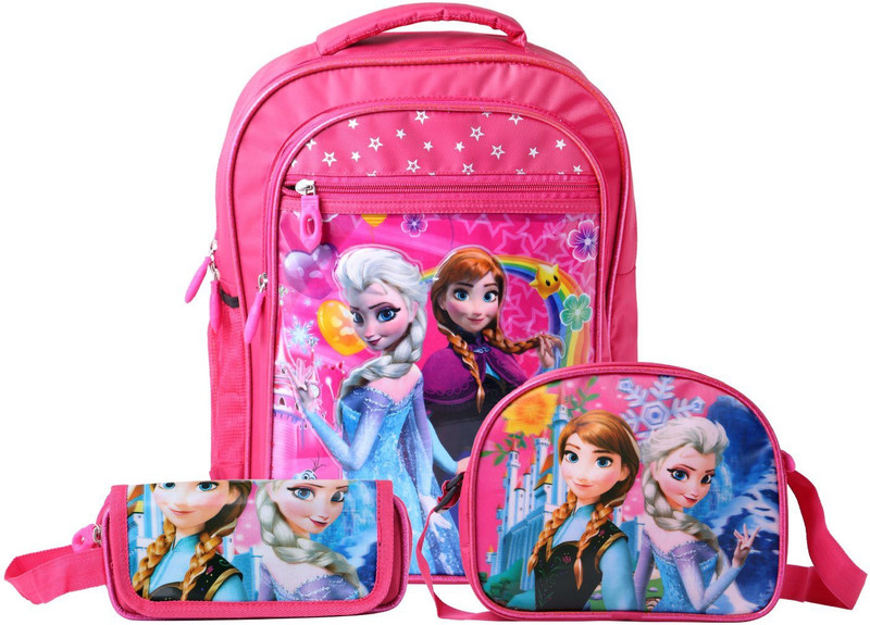toy town 18 Inches School bag for boys and girls - School bag set of 3 School bag School Bag (Multicolor, 18 inch) Waterproof School Bag(Multicolor, 18 L)