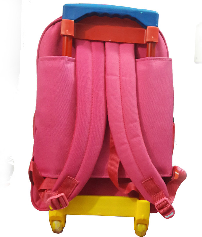 batu lee MESH BAG Waterproof Trolley(Pink, 18 inch)