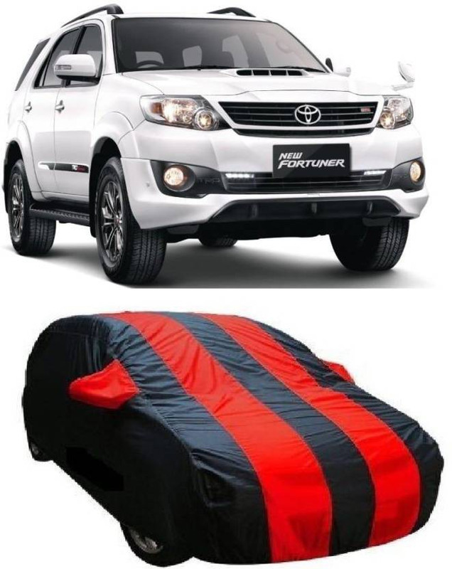 Millionaro Car Cover For Toyota Fortuner Old (With Mirror Pockets)(Multicolor)