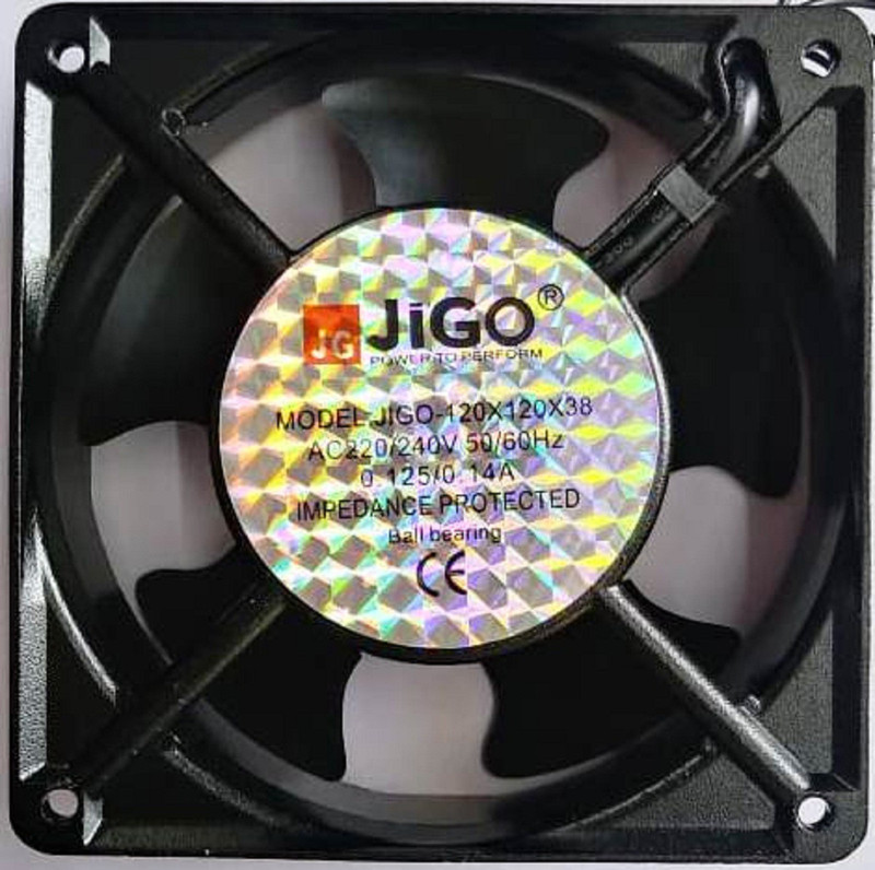 JIGO JG12038HBL 4INCH 10 cm Exhaust Fan(BLACK)