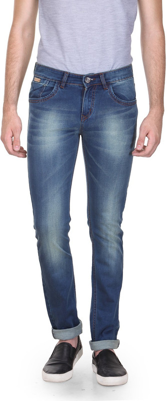 Fever Lycra Denim Slim Men Blue Jeans