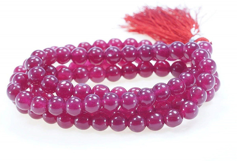 shahinpearlmart ruby mala original Stone Necklace