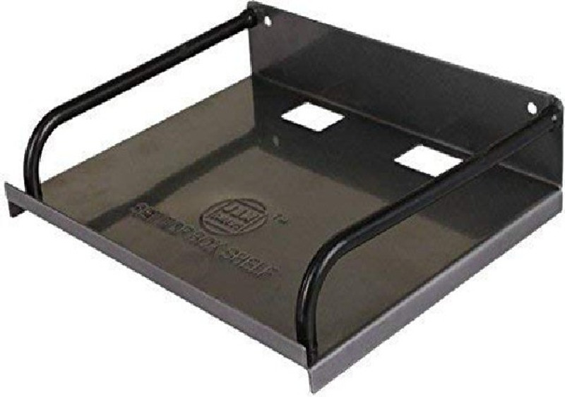khnadelwal k5 dth set up box stand Steel Wall Shelf(Number of Shelves - 1, Black)