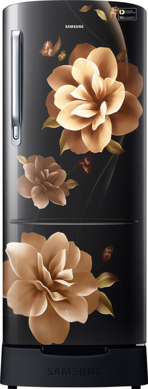 Samsung 212 L Direct Cool Single Door 3 Star Refrigerator with Base Drawer(Camellia Black, RR22R383ZCB/HL) Samsung 212 L Direct Cool Single Door 3 Star Refrigerator with Base Drawer(Camellia Black, RR22R383ZCB/HL)