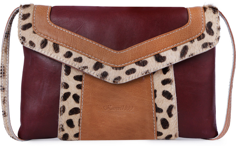 kaveri1999 Brown, Beige Sling Bag