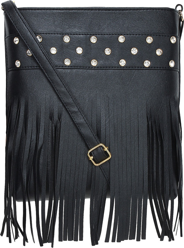 rehan Black Sling Bag