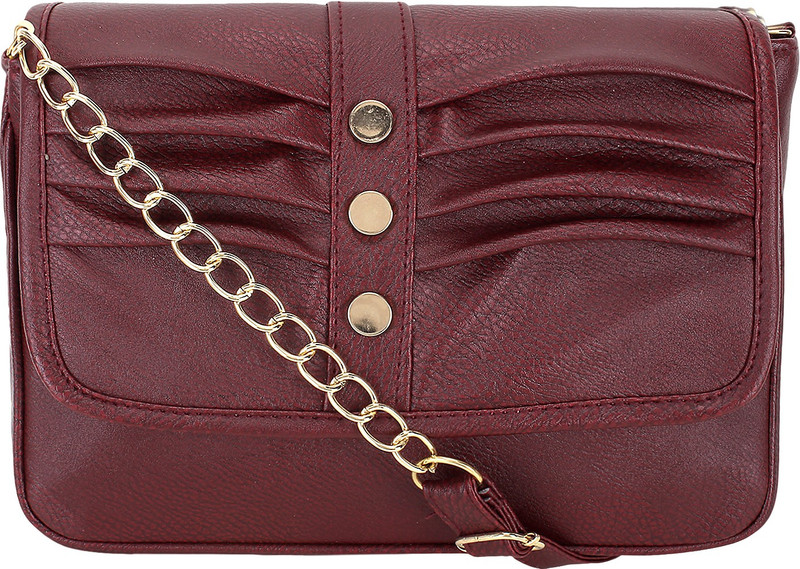 rehan Maroon Sling Bag