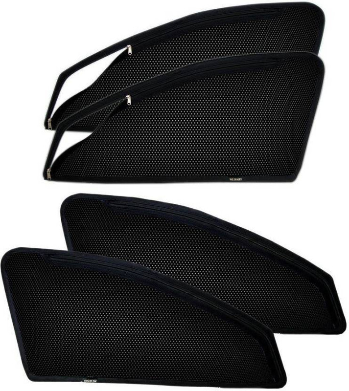 royal tech Side Window, Side Window Sun Shade For Hyundai Elite i20(Black)