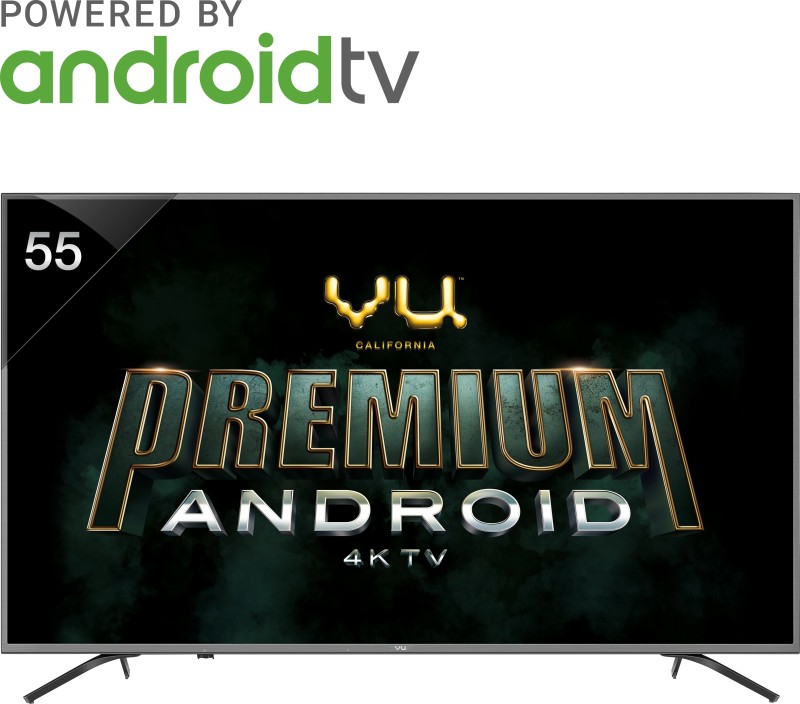 Vu Premium Android 138cm (55 inch) Ultra HD (4K) LED Smart TV(55-OA/55-OA V1)