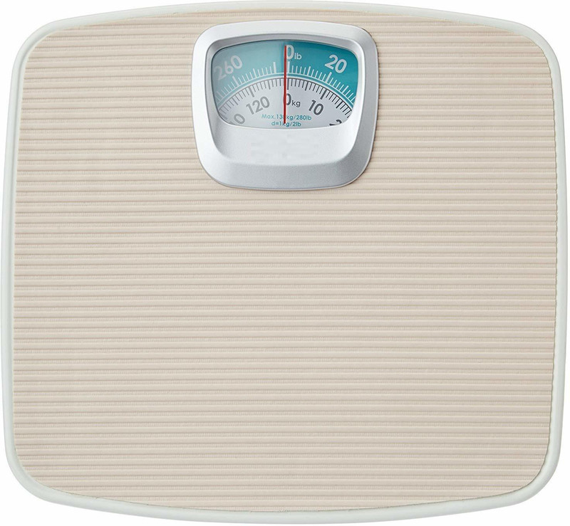 Rorian Analog Weight Machine(9820) For Human Body, Capacity 120Kg Mechanical Manual Analog (White) Weighing Scale(White)