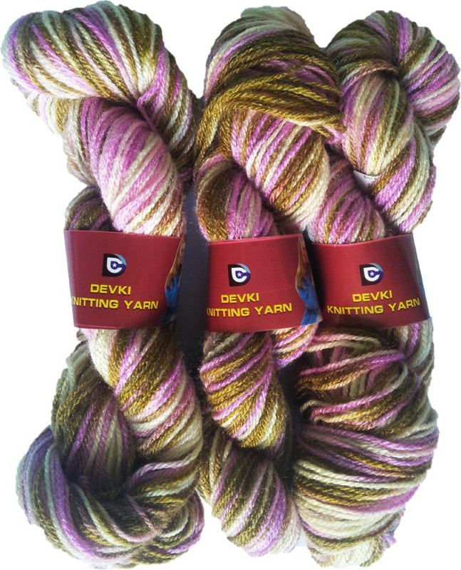 devki knitting yarn Baby Knitting Yarn , 170 gm Woolen Crochet Yarn Thread. Best Used with Knitting Needles, Crochet Needles. Wool Yarn for Knitting. Best Woolen Thread.