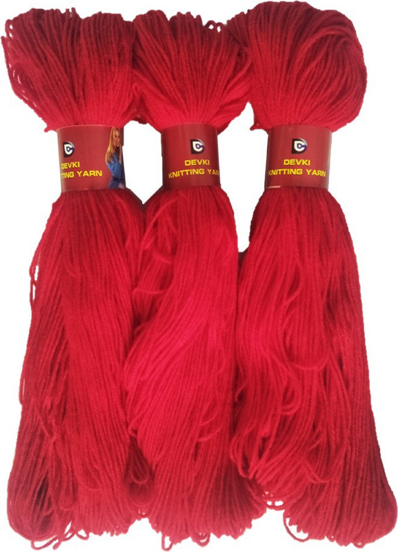 devki knitting yarn Baby Knitting Yarn , 170 gm Woolen Crochet Yarn Thread. Best Used with Knitting Needles, Crochet Needles. Wool Yarn for Knitting. Best Woolen Thread.