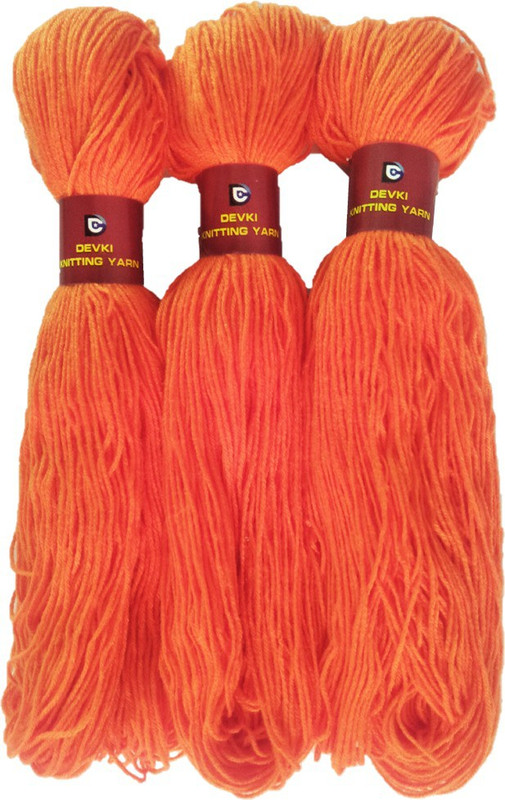 devki knitting yarn Baby Knitting Yarn , 170 gm Woolen Crochet Yarn Thread. Best Used with Knitting Needles, Crochet Needles. Wool Yarn for Knitting. Best Woolen Thread.