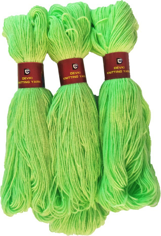 devki knitting yarn Baby Knitting Yarn , 170 gm Woolen Crochet Yarn Thread. Best Used with Knitting Needles, Crochet Needles. Wool Yarn for Knitting. Best Woolen Thread.