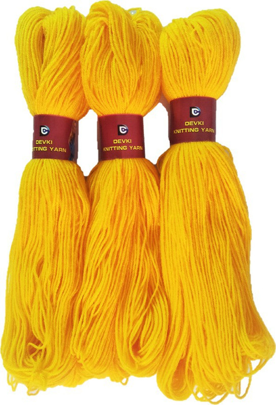 devki knitting yarn Baby Knitting Yarn , 170 gm Woolen Crochet Yarn Thread. Best Used with Knitting Needles, Crochet Needles. Wool Yarn for Knitting. Best Woolen Thread.