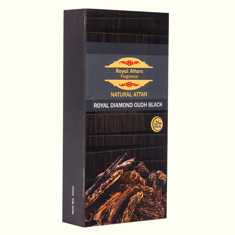 RACKDACK Royal Diamond Oudh Black 10ml Roll On Floral Attar(Oud (agarwood))