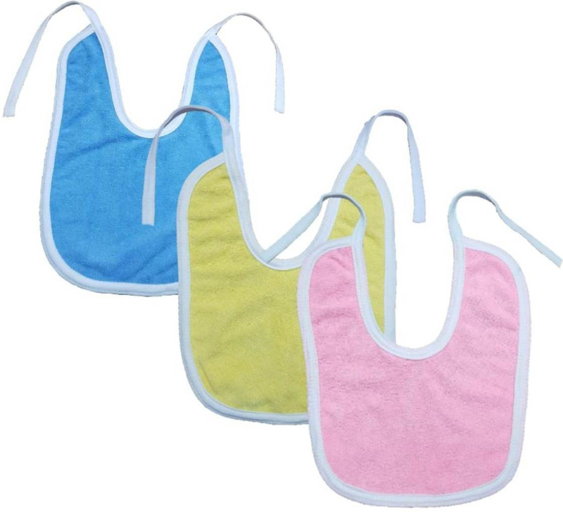 BRANDONN Double Layered Towel Bibs With Knot Multicolor(pmb_3)