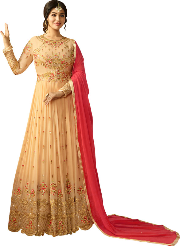 dresser Cotton Embroidered Salwar Suit Material(Unstitched)