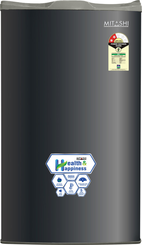 Mitashi 100 L Direct Cool Single Door 2 Star Refrigerator(Grey, MSD100RF200)