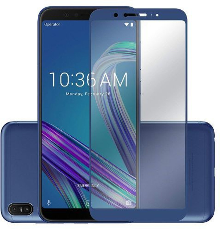 tigerify Tempered Glass Guard for Asus Zenfone Max Pro M1 (BLUE)