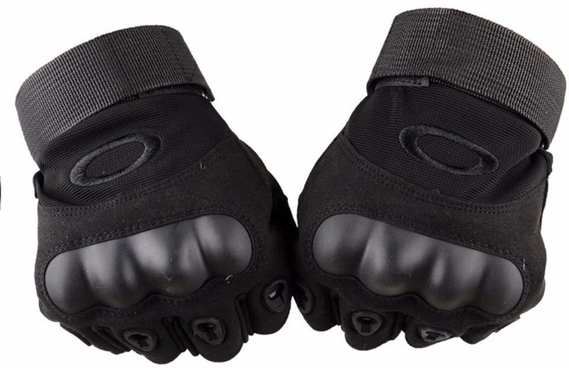 GOCART New Fingerless Hard Glove for Shooting, Riding, Cycling, Motorcycle(XL) Gym & Fitness Gloves(Black)