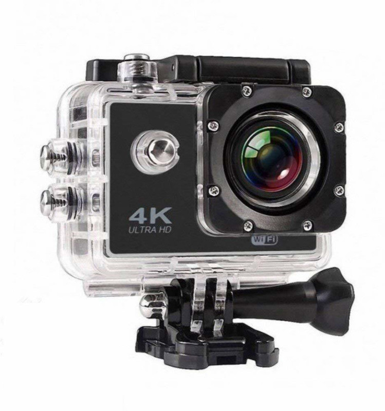 muskanart M2 Sports Action Camera 1080P 4K WiFi Sports 12 MP with High Speed Shooting & ,Durable Waterproof Sports and Action Camera(Black, 12 MP)