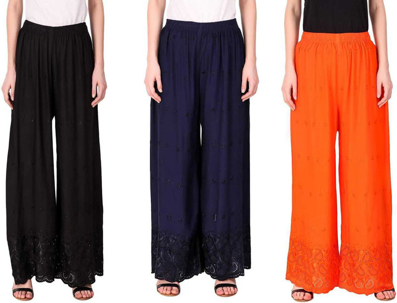 fabeyo Flared Women Multicolor Trousers