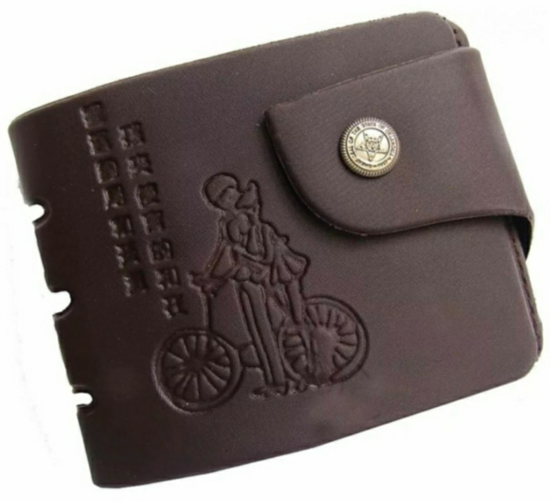 manan fashion Men Black Fabric Wallet(4 Card Slots)