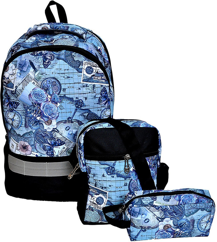 okji enterprises School/College Bag School Bag(Multicolor, 18 inch)
