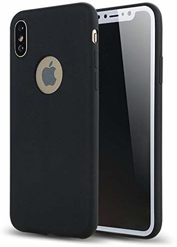 noorm Back Cover for Iphone XS Candy(Black, Grip Case, Silicon)